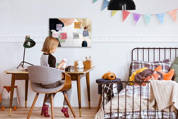 Dry erase board magnetic A creative space for presenting photos