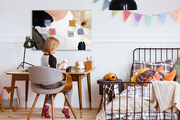 Dry erase board magnetic A creative space for presenting photos