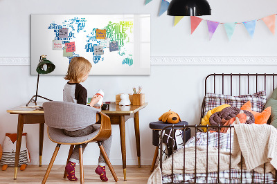 Magnetic dry erase board A world full of ideas and positivity