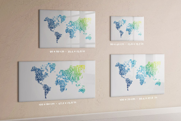 Magnetic dry erase board A world full of ideas and positivity