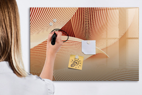 Magnetic dry erase board Modern photo display board