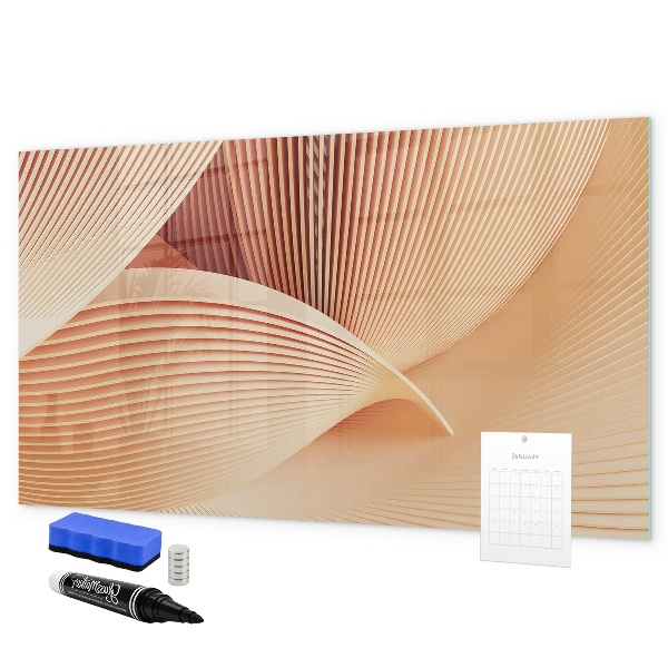 Magnetic dry erase board Modern photo display board