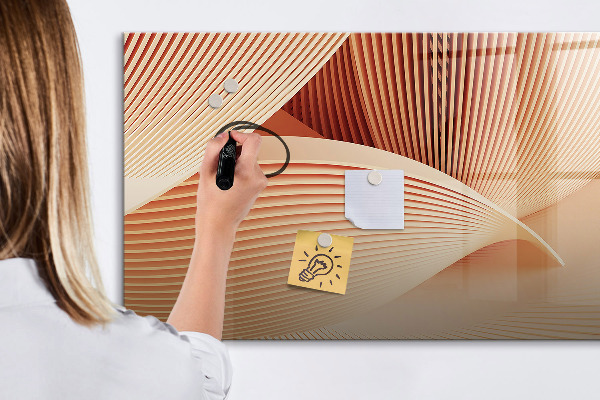 Magnetic dry erase board Modern photo display board