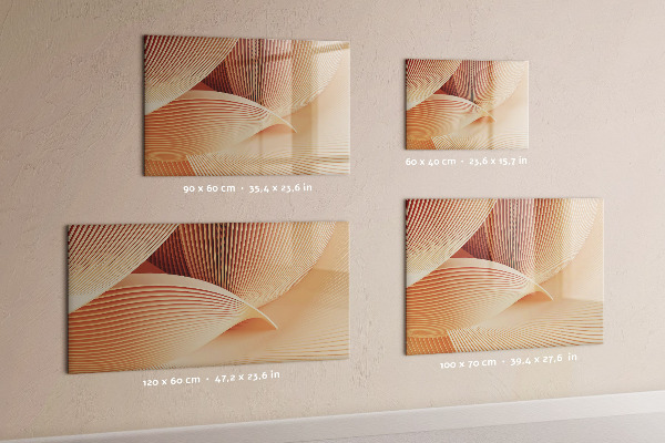 Magnetic dry erase board Modern photo display board