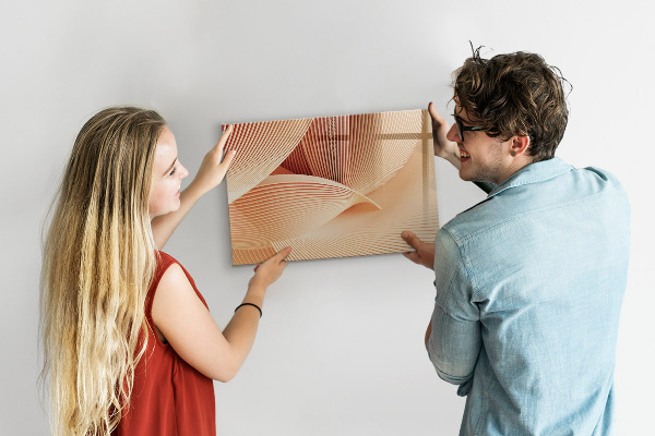 Magnetic dry erase board Modern photo display board