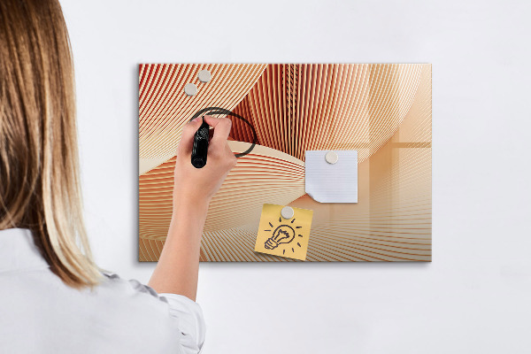 Magnetic dry erase board Modern photo display board