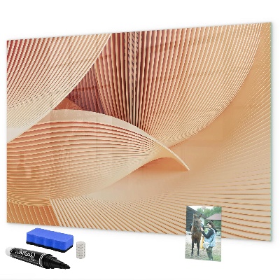 Magnetic dry erase board Modern photo display board