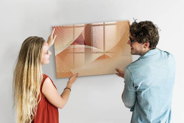 Magnetic dry erase board Modern photo display board