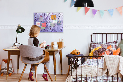 Dry erase board magnetic Creative photo display board