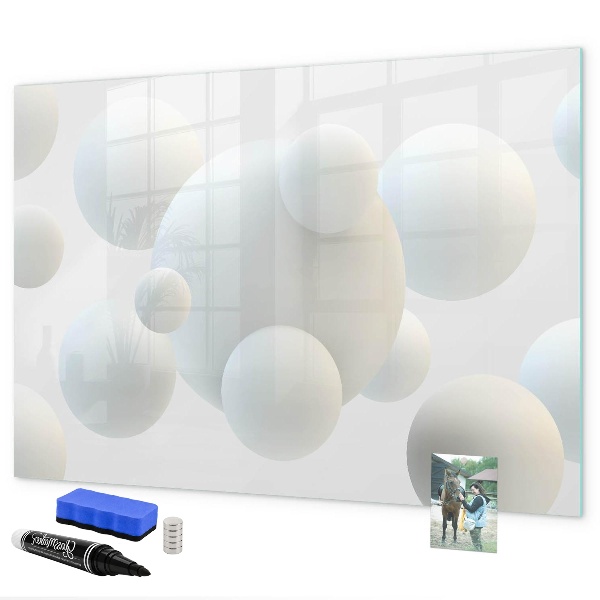 Magnetic dry erase board Space for memories and notes
