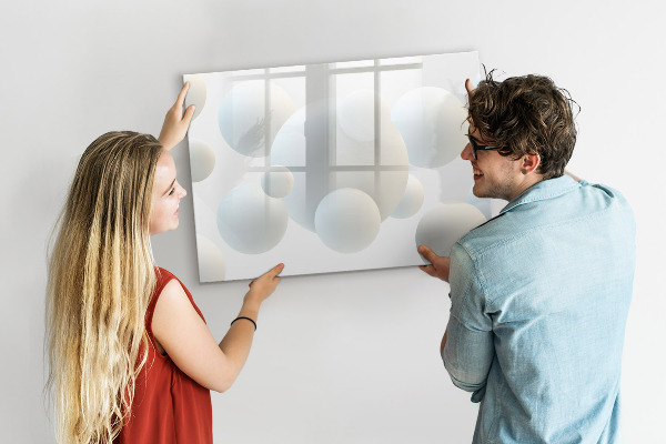 Magnetic dry erase board Space for memories and notes