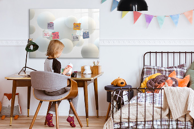Magnetic dry erase board Space for memories and notes