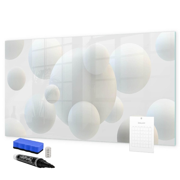 Magnetic dry erase board Space for memories and notes