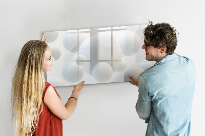 Magnetic dry erase board Space for memories and notes