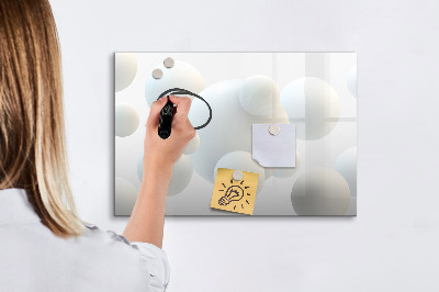 Magnetic dry erase board Space for memories and notes
