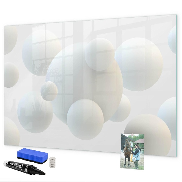 Magnetic dry erase board Space for memories and notes