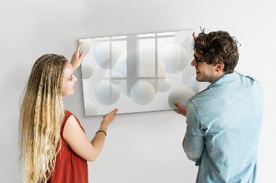 Magnetic dry erase board Space for memories and notes