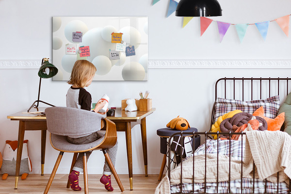 Magnetic dry erase board Space for memories and notes