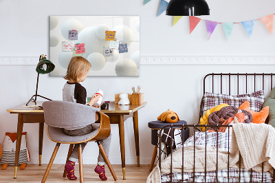 Magnetic dry erase board Space for memories and notes