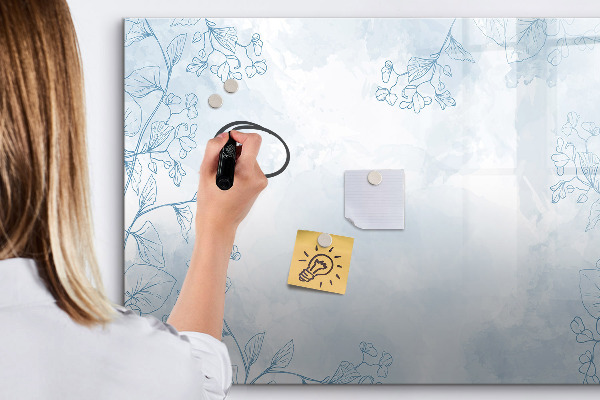 Dry erase board magnetic Space for memories and notes