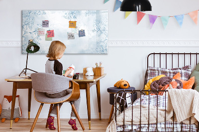 Dry erase board magnetic Space for memories and notes