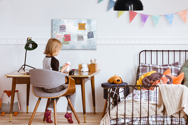 Dry erase board magnetic Space for memories and notes
