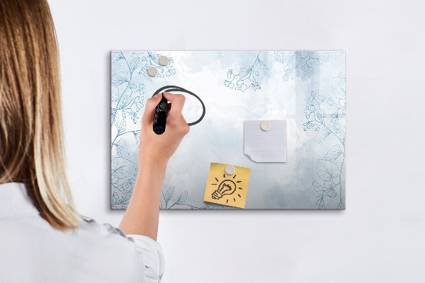 Dry erase board magnetic Space for memories and notes