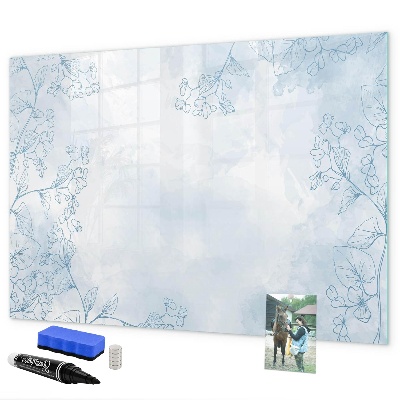 Dry erase board magnetic Space for memories and notes