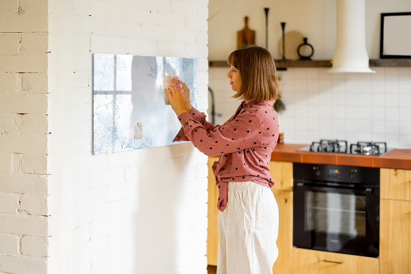 Dry erase board magnetic Space for memories and notes