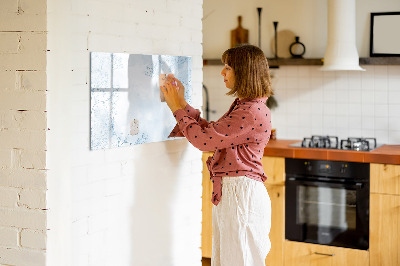 Dry erase board magnetic Space for memories and notes