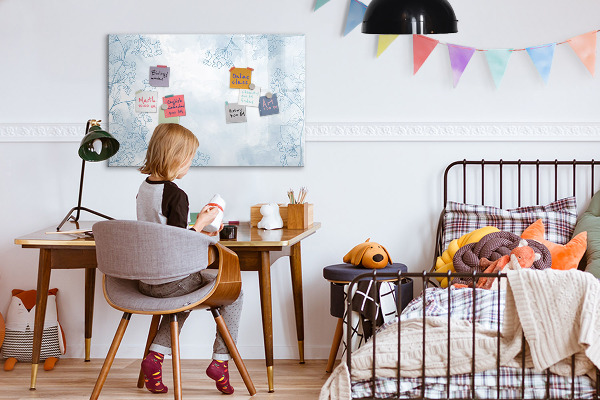 Dry erase board magnetic Space for memories and notes