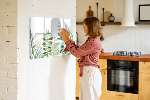 Dry erase board magnetic Green board for notes and photos