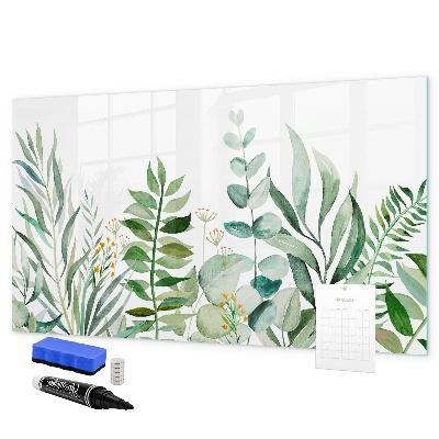 Dry erase board magnetic Green board for notes and photos