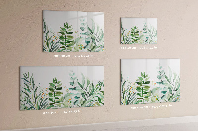 Dry erase board magnetic Green board for notes and photos
