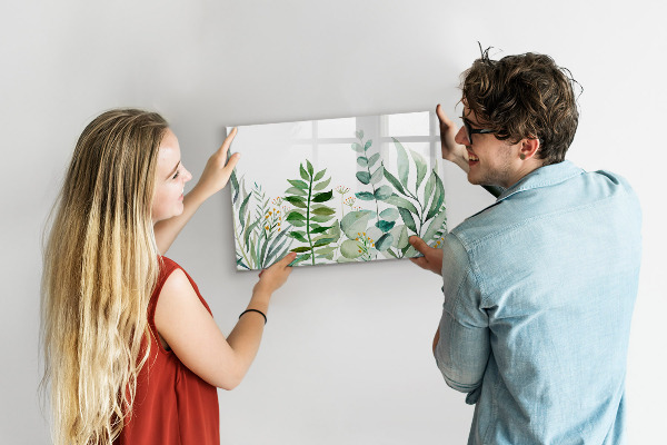 Dry erase board magnetic Green board for notes and photos