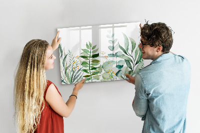 Dry erase board magnetic Green board for notes and photos