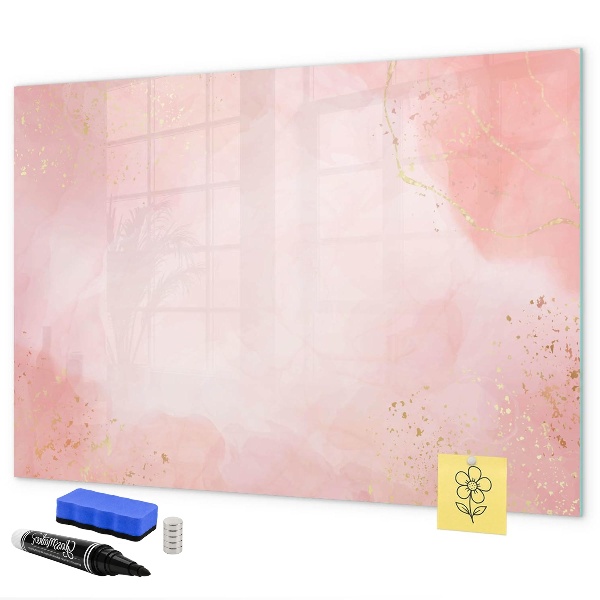 Magnetic dry erase board Stylish board for photos and notes