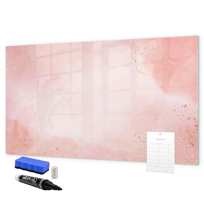 Magnetic dry erase board Stylish board for photos and notes