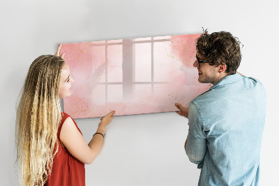 Magnetic dry erase board Stylish board for photos and notes