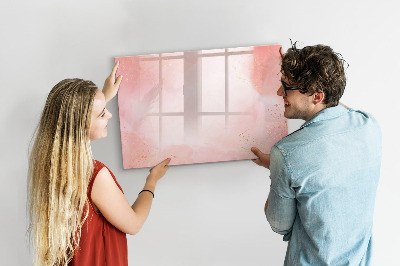 Magnetic dry erase board Stylish board for photos and notes