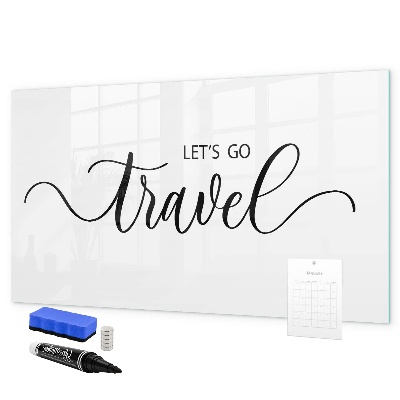 Dry erase board magnetic Travel souvenirs and memories