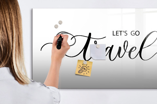 Dry erase board magnetic Travel souvenirs and memories