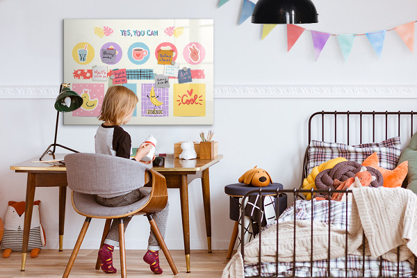Magnetic dry erase board A motivational board full of inspiration