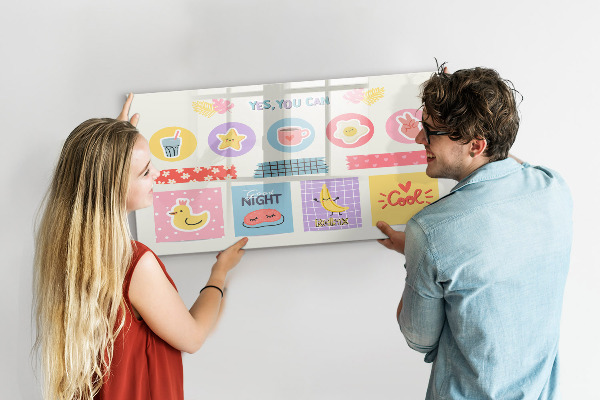 Magnetic dry erase board A motivational board full of inspiration