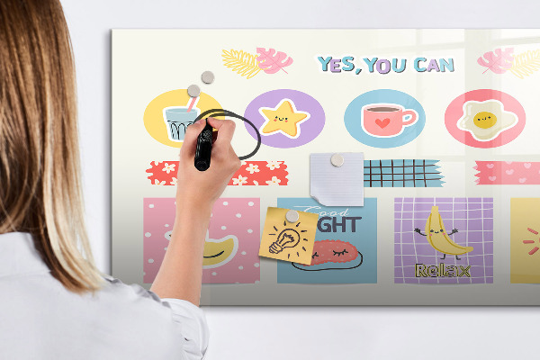 Magnetic dry erase board A motivational board full of inspiration