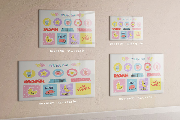 Magnetic dry erase board A motivational board full of inspiration