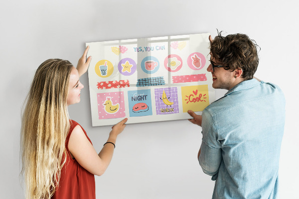 Magnetic dry erase board A motivational board full of inspiration