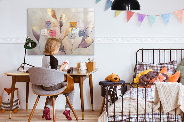 Dry erase board magnetic Creative board for photos and notes