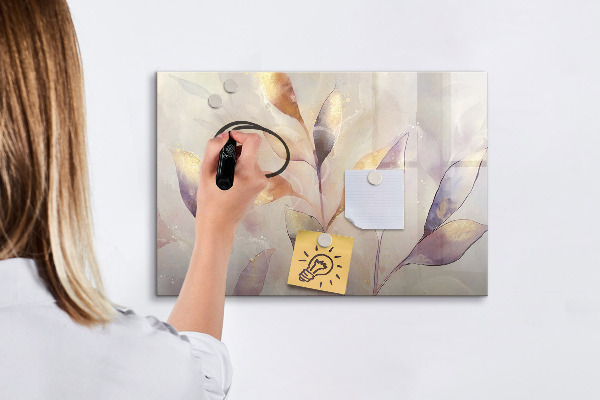 Dry erase board magnetic Creative board for photos and notes