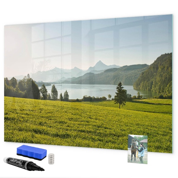 Magnetic dry erase board A creative space to showcase your memories